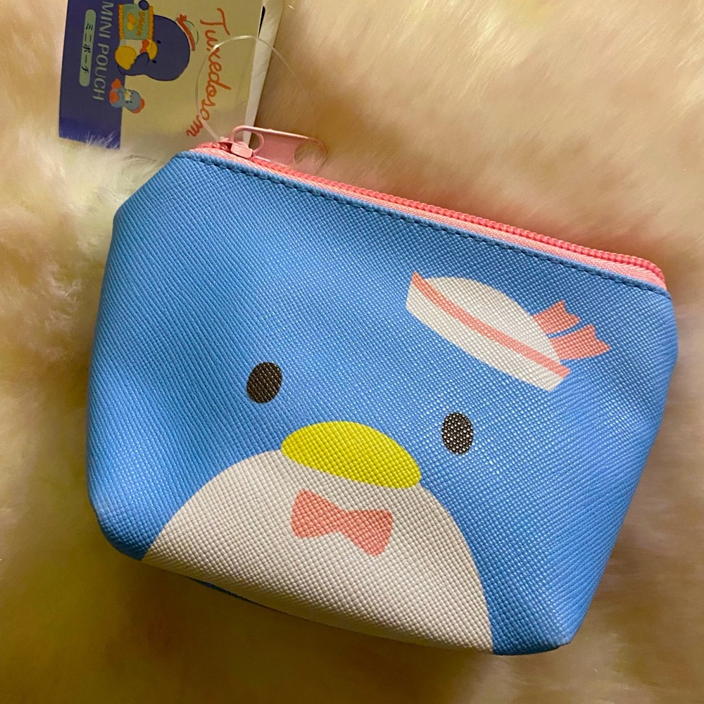 Oh so cute!! Tuxedo Sam mini pouch - coin bag.